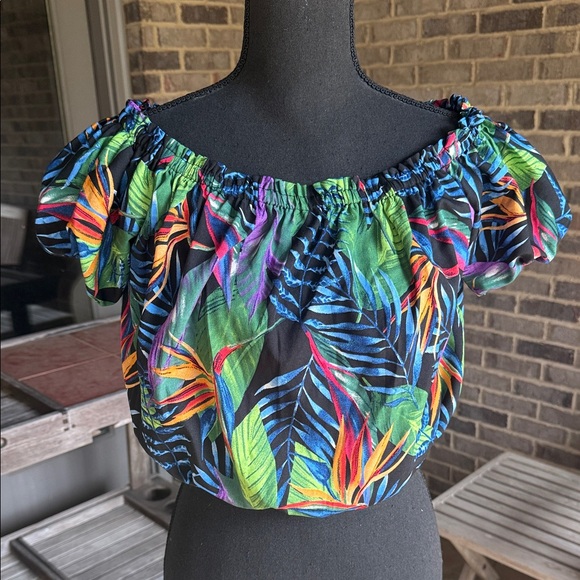 Rachel Zoe Tops - Rachel Zoe Multicolor Off-Shoulder Blouse
